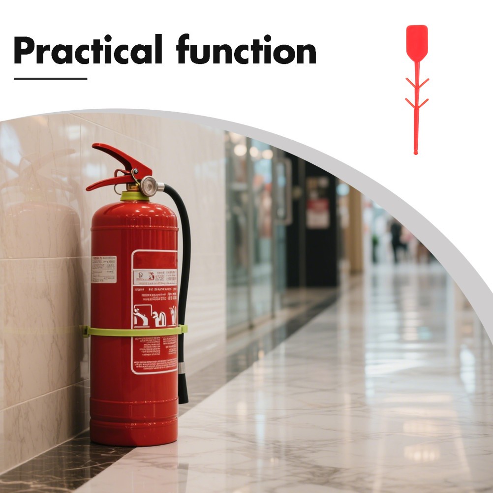 100Pcs Fire Extinguisher Anti Tamper Seals Zip Ties Pull Pins For Safety