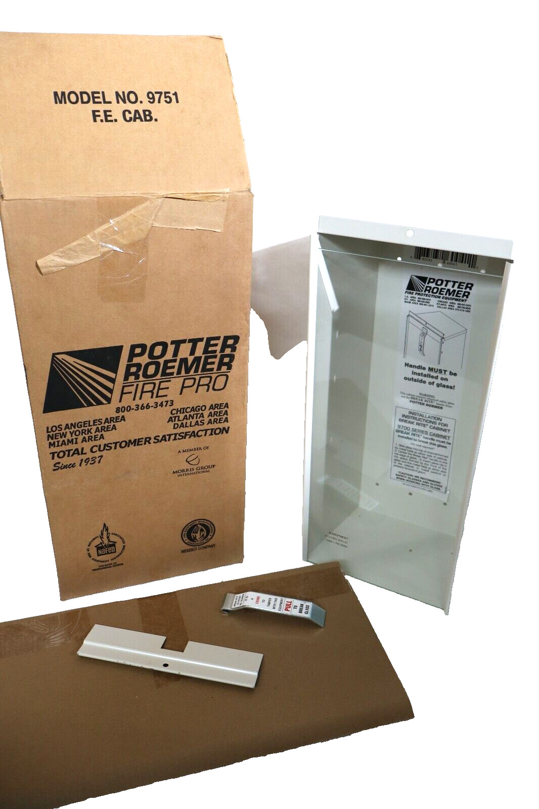 POTTER ROEMER 9751 , 9751-IC-KIDDE Fire Pro Fire Extinguisher Cabinet (NEW)