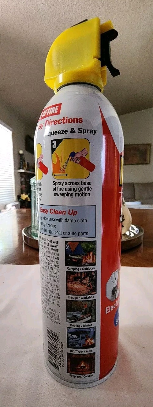 Fire Suppressant Fire Stopper gone, Fire Fighter, Fast Use In Case Of Fire 16oz