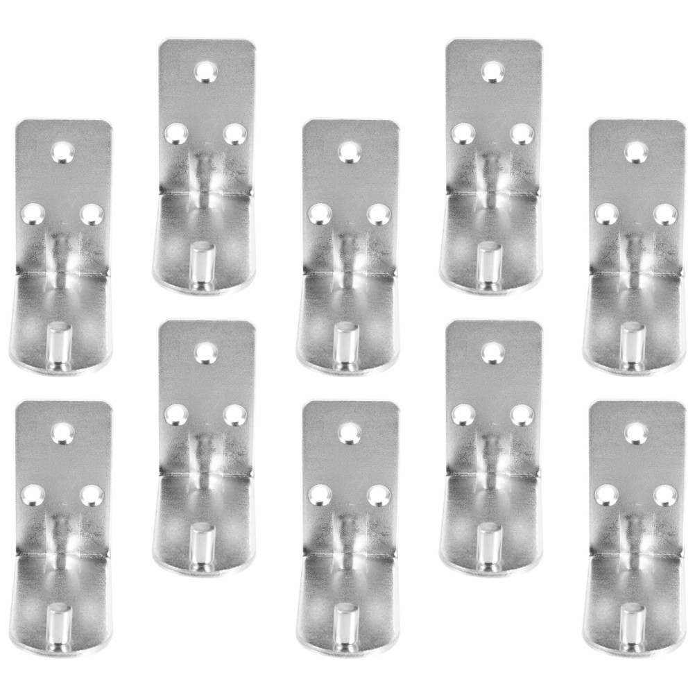 10Pcs Fire Extinguisher Wall Mount Brackets Metal Storage Hooks Transparent