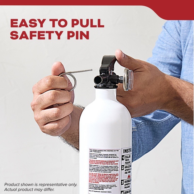 Fire Extinguisher for Vehicles Cars Single Use 5BC