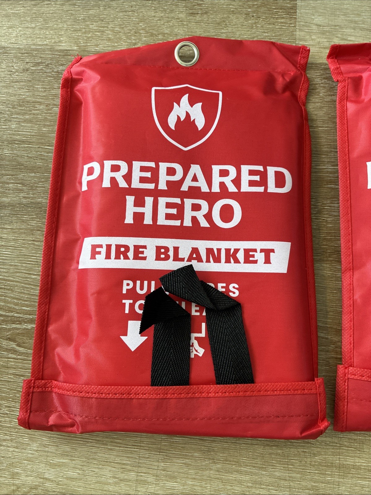 Prepared Hero Emergency Fire Blanket – 2 Pack – Fire Suppression for Kitchen