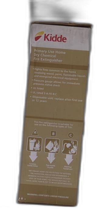 Kidde Fire Extinguisher For Home, For Residential And Living Area Use, 2a10bc