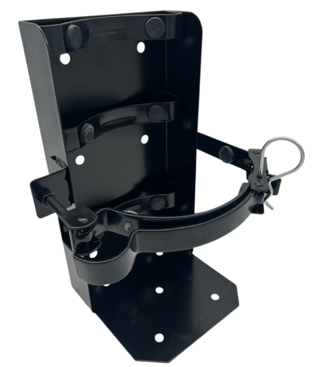 10LB Fire Extinguisher Bracket – Black – Heavy Duty 809 Style – 5″ (single)