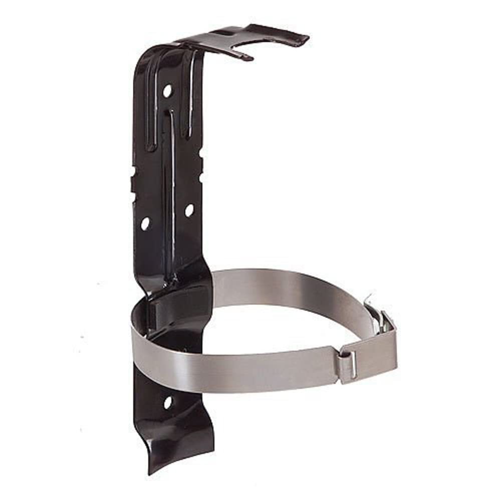 First Alert Heavy Duty Fire Extinguisher Mounting Bracket Black Corrosion Res…