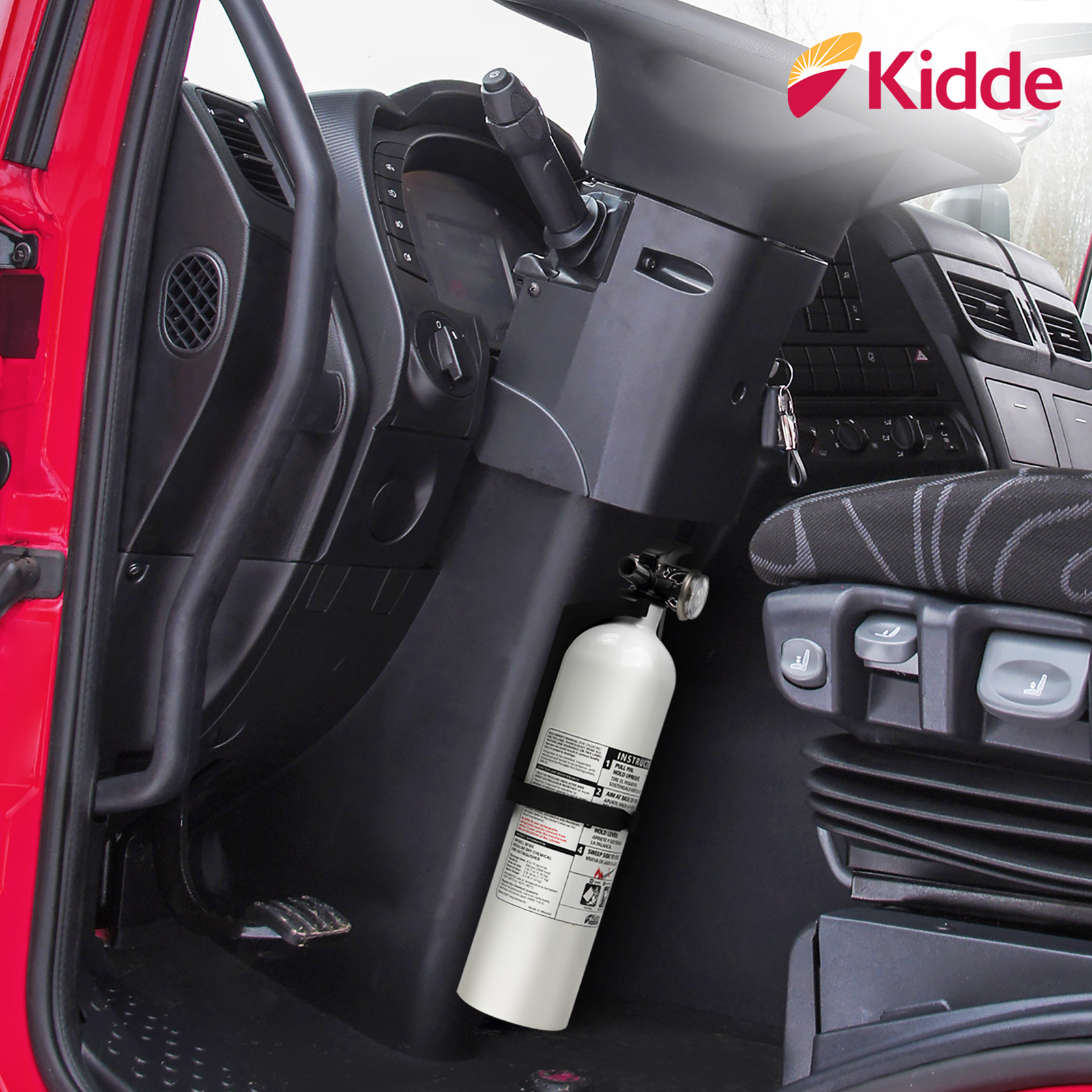 Kidde FIRE EXTINGUISHER For Car Truck Auto 3.9Lb 10-B:C Dry Chemical Marine Boat