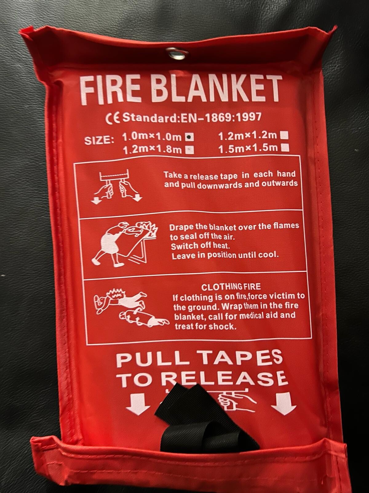 FIRE BLANKET, BE READY NOT SORRY! Ships From Within The USA!