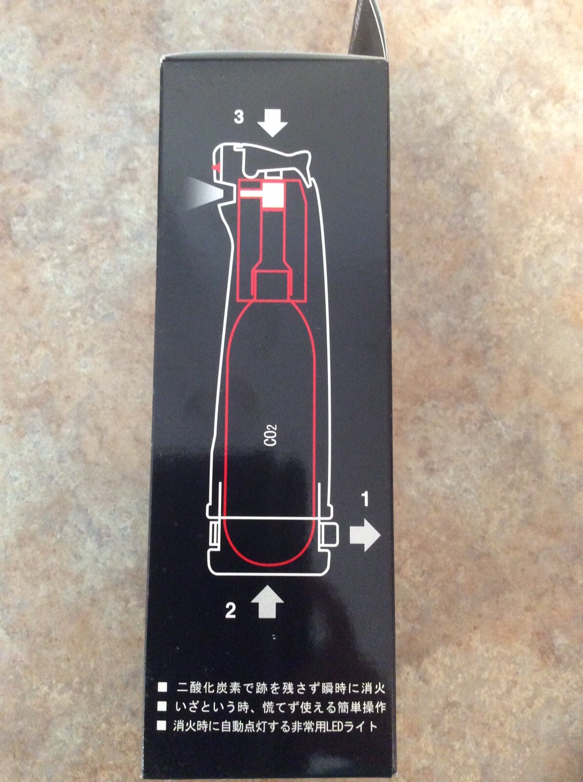 NEW* SMALLEST MINI CO2 Fire Extinguisher JAPAN Import (ABC FIRES) USA SELLER *