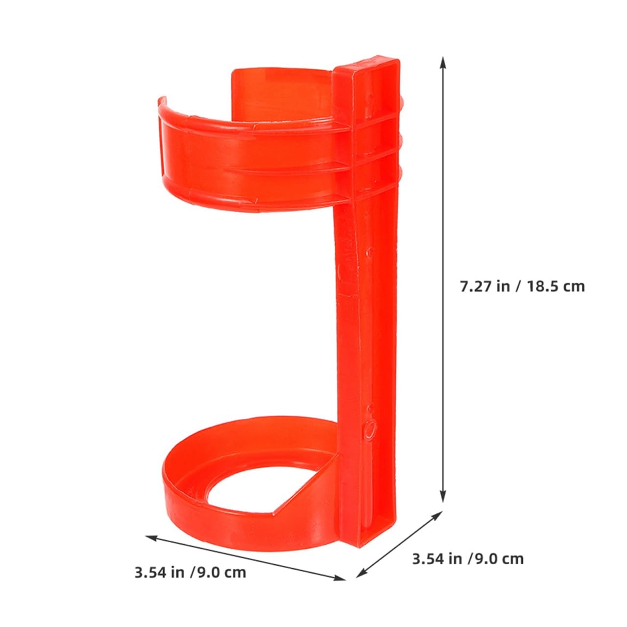 Fire Extinguisher Mount Wall Bracket Holder 7.28×3.54×3.54 Inch Plastic Rack