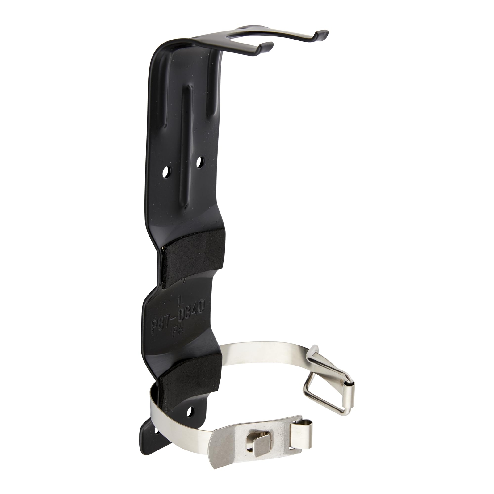First Alert Heavy Duty Fire Extinguisher Mounting Bracket Black Corrosion Res…