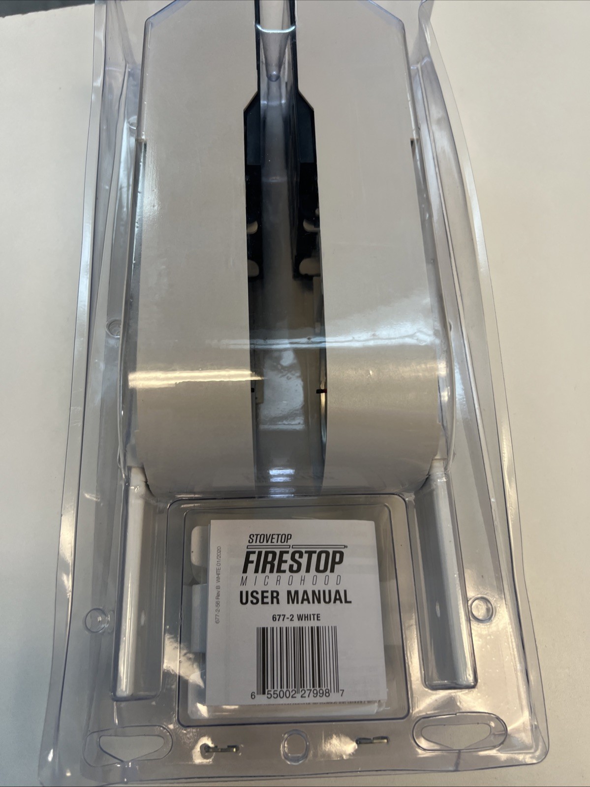 StoveTop FireStop Microhood 677-2 White Automatic Fire Extinguisher New Sealed