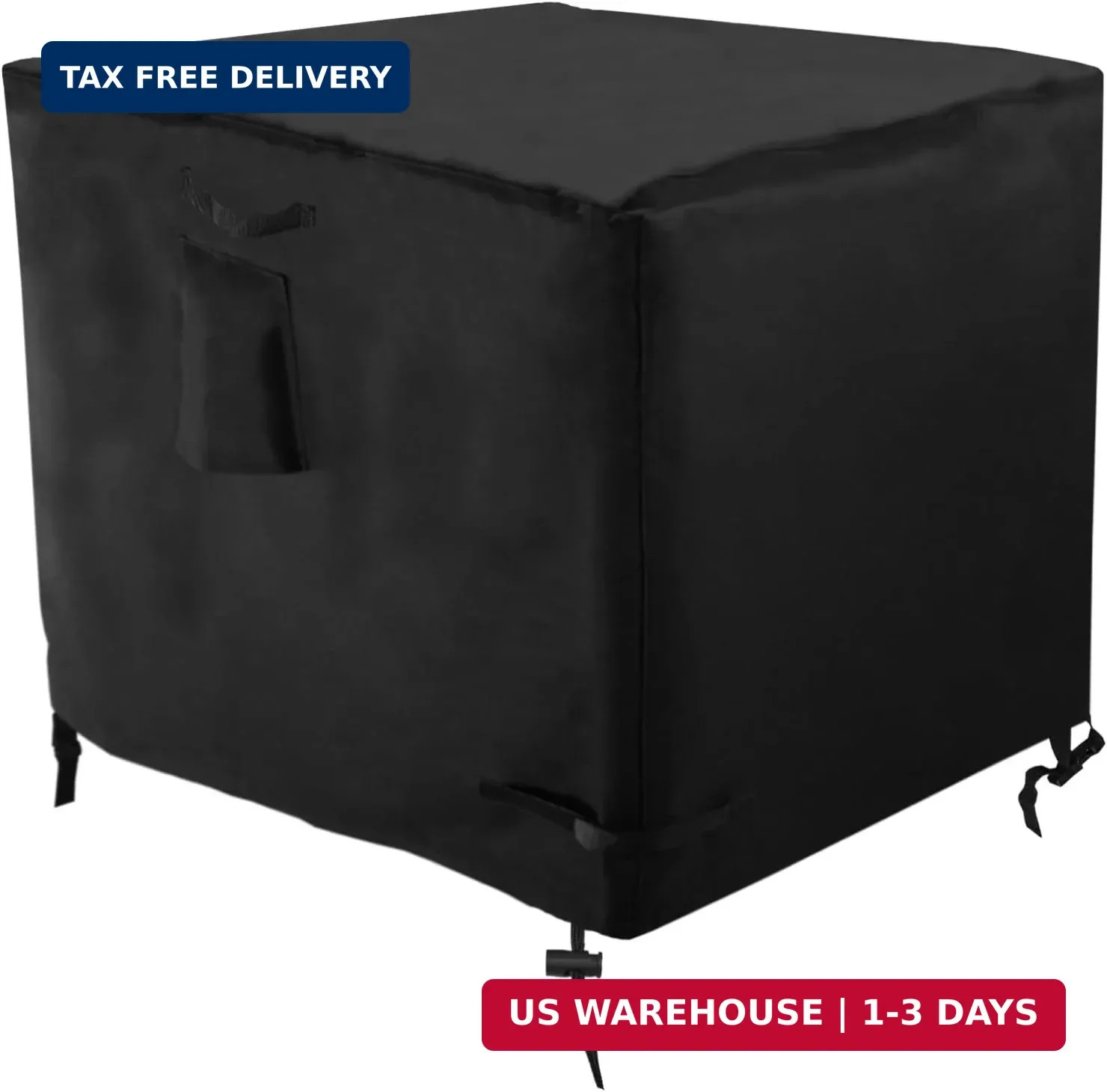 30 Inch Gas Fire Pit Cover for 28-30 Inch Square Fire Pit Tables, Heavy Duty 600
