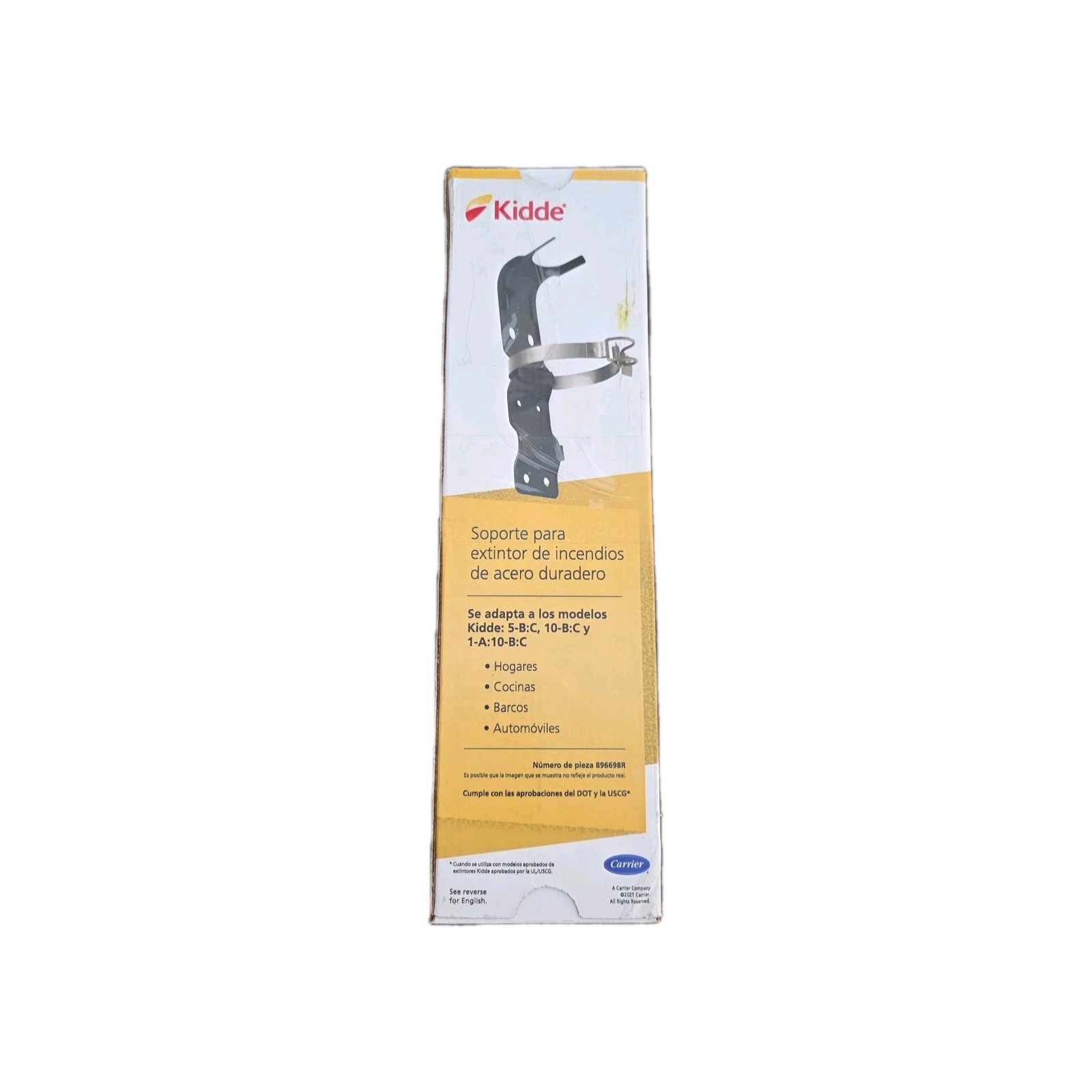 Kidde Wall Mount Fire Extinguisher Retention Bracket 2.5lb 896698R Free Shipping