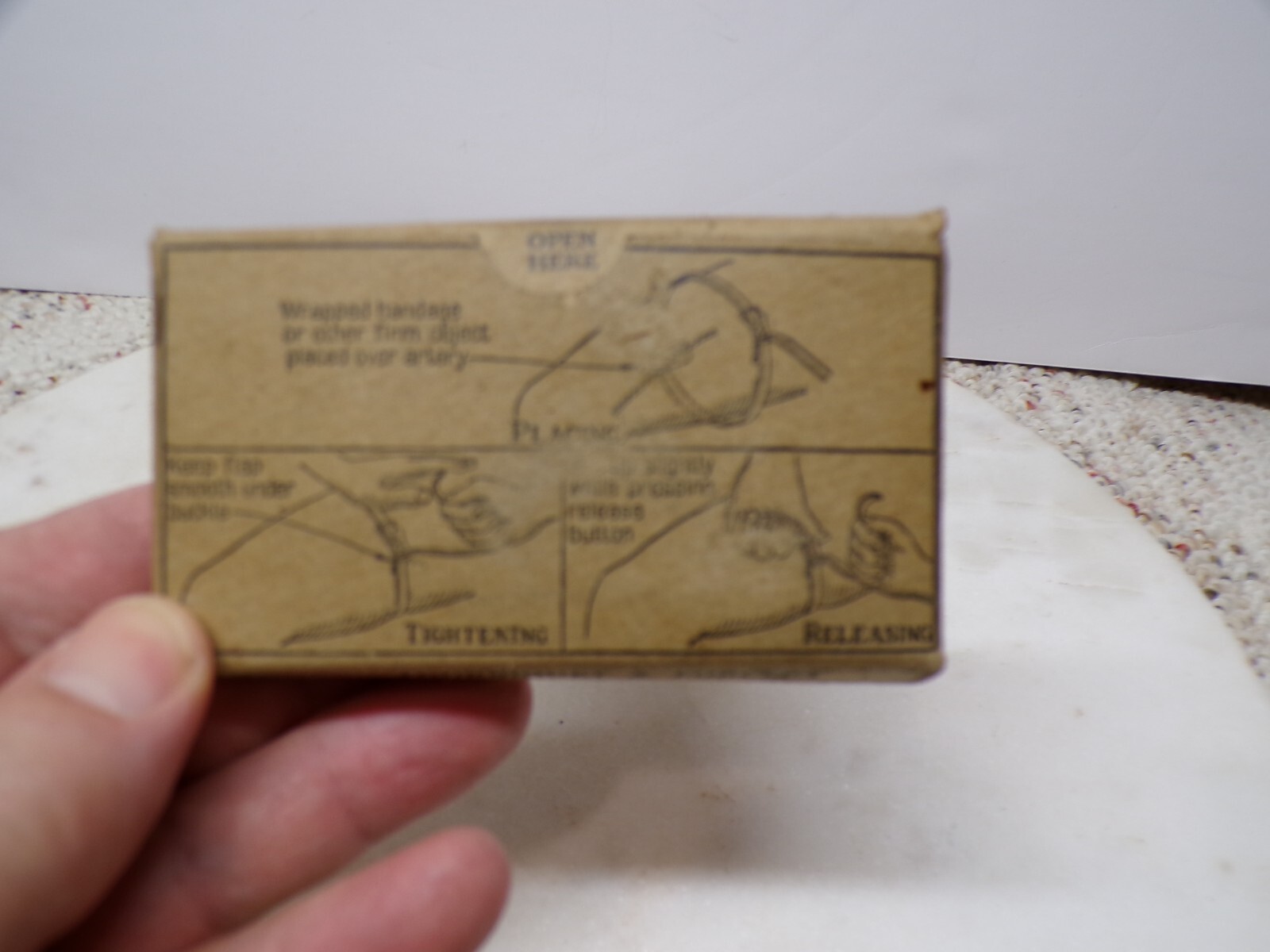 Mine Safety Appliances Co Pittsburgh PA M-S-A First Aid Kit Type D Metal Case