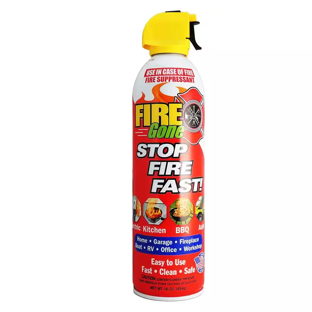 16 oz. Multi-Use Fire Extinguisher Spray – A:B:C Rated NEW