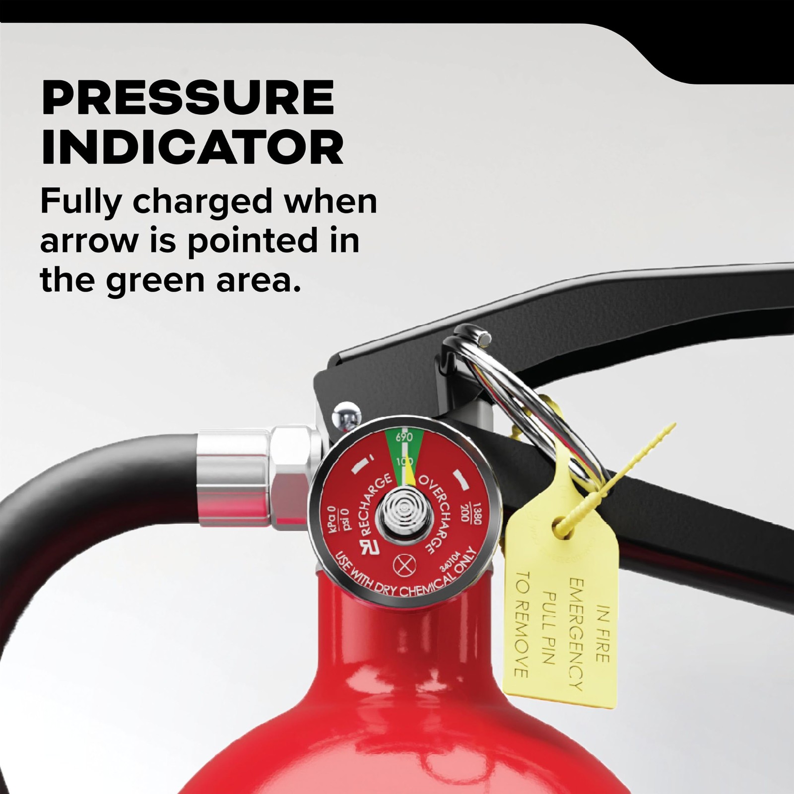 Kidde Commercial-Grade Fire Extinguisher for Office, Schools, Rechargeable,