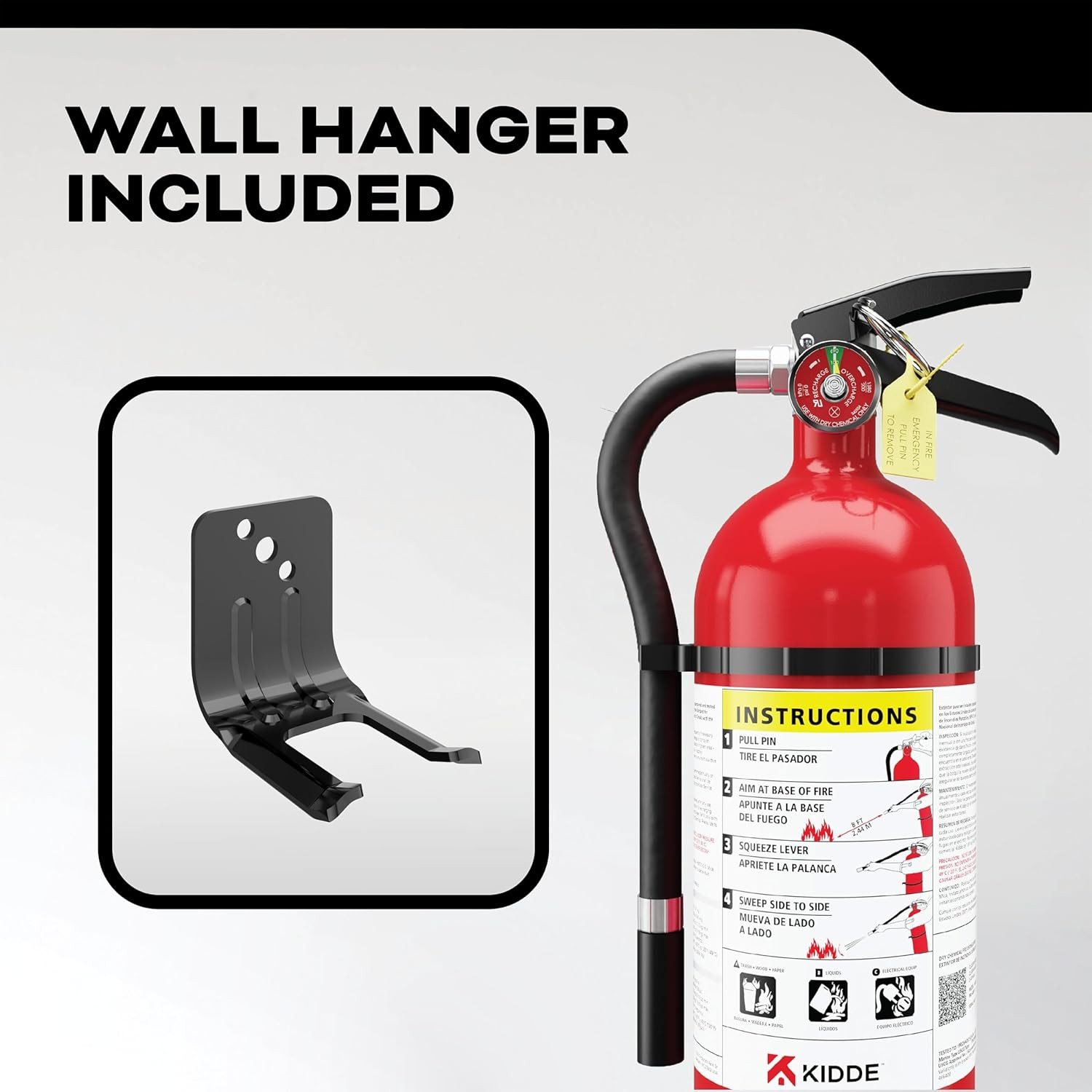 Commercial-Grade Fire Extinguisher for Office, Schools, Rechargeable, 2A10BC
