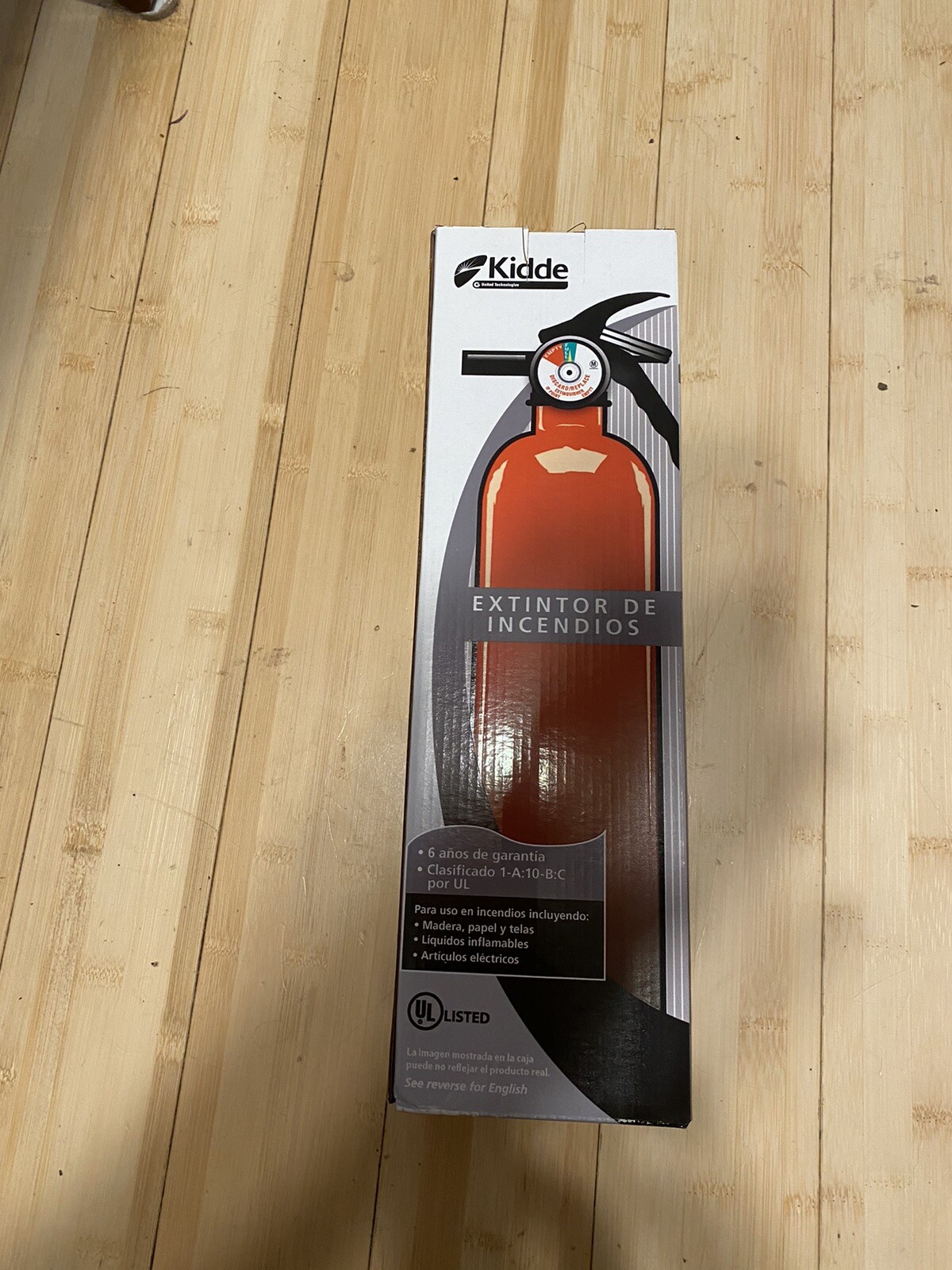 Fire Extinguisher with Easy Mount Bracket & Strap 1-A:10-B:C Dry Chemical ABC
