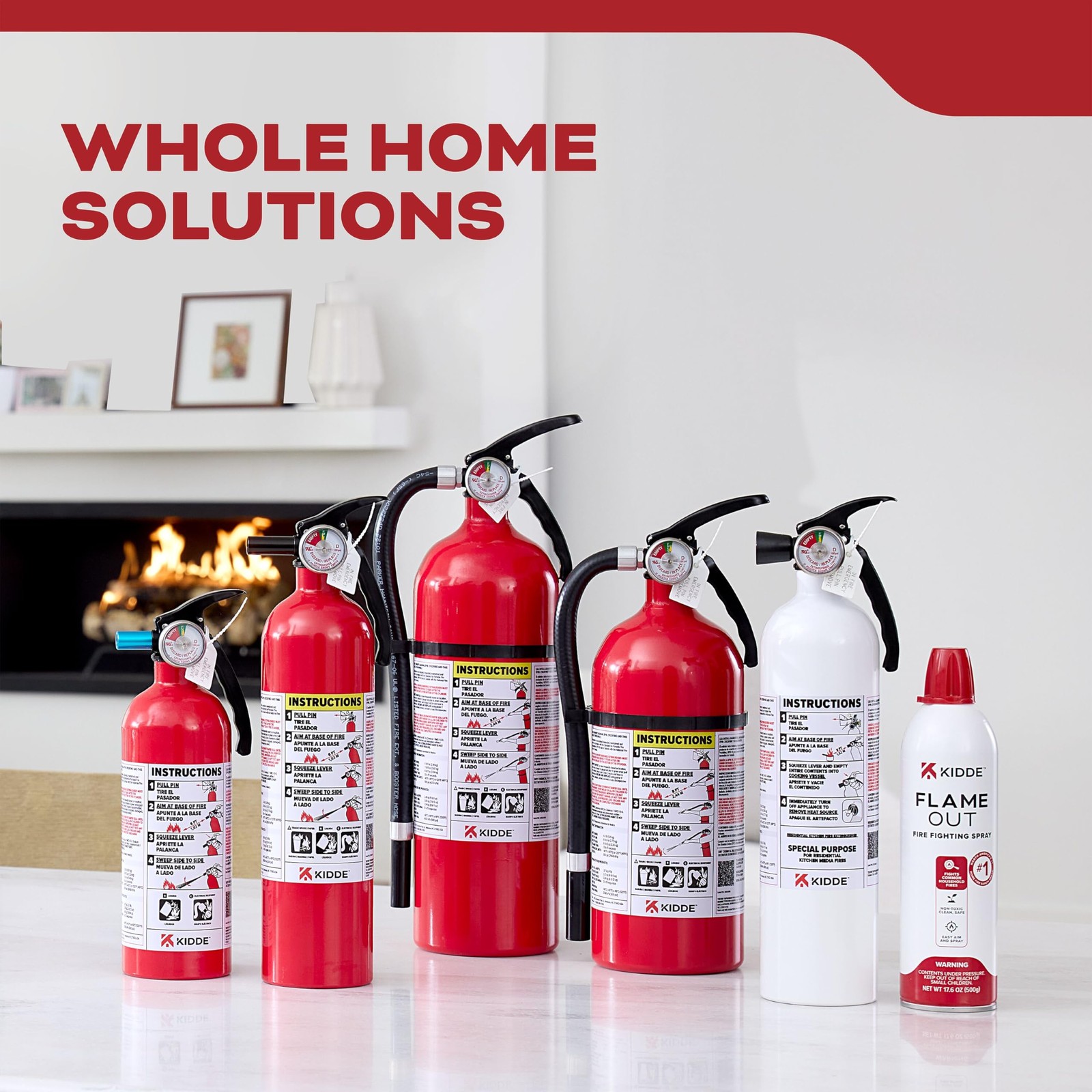 Kidde Auto 5 Fire Extinguisher for Cars and Trucks 5 B C M5G Motor Vehicle