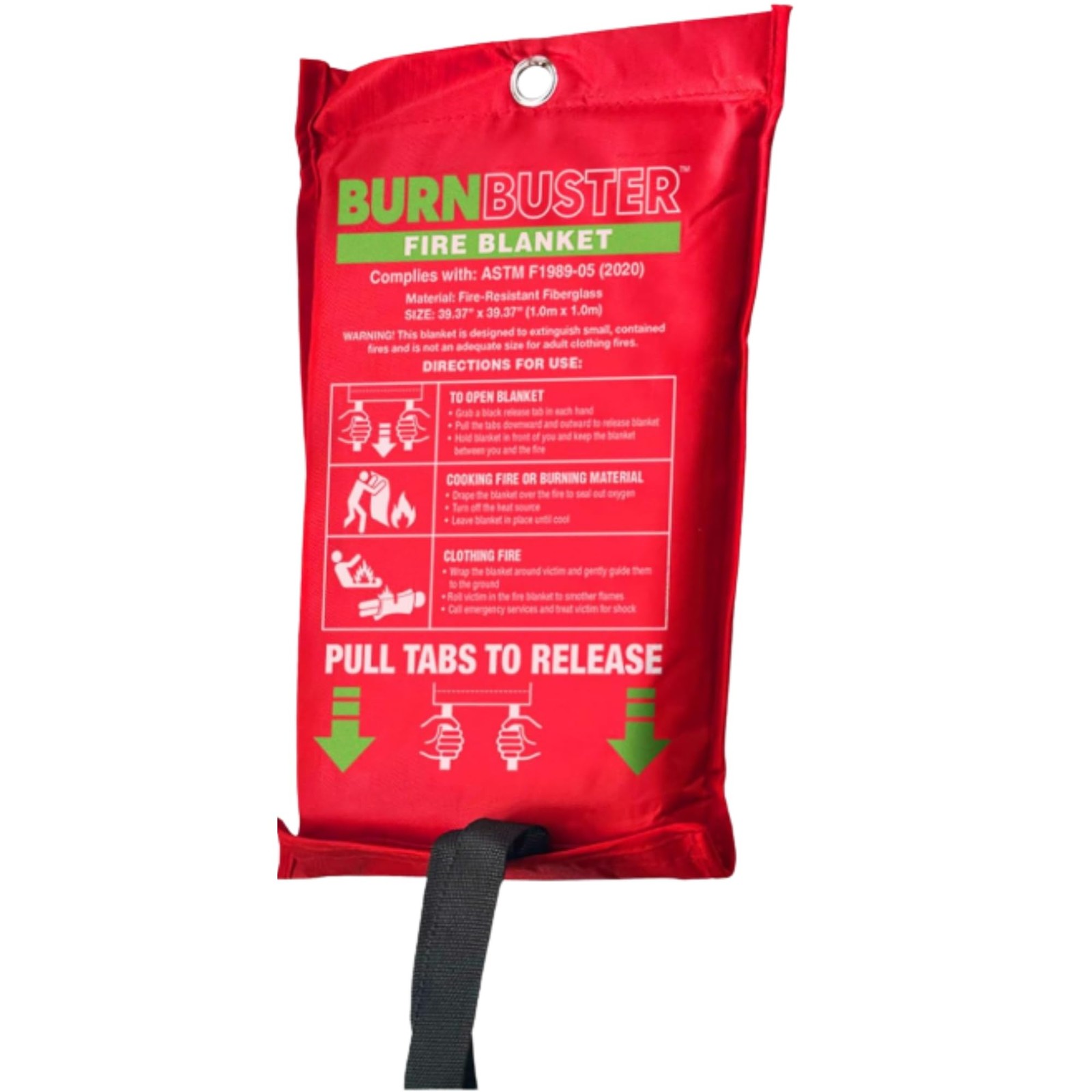 Emergency Fire Blanket – ASTM Certified Fire Suppression Blanket for Home, Ki…