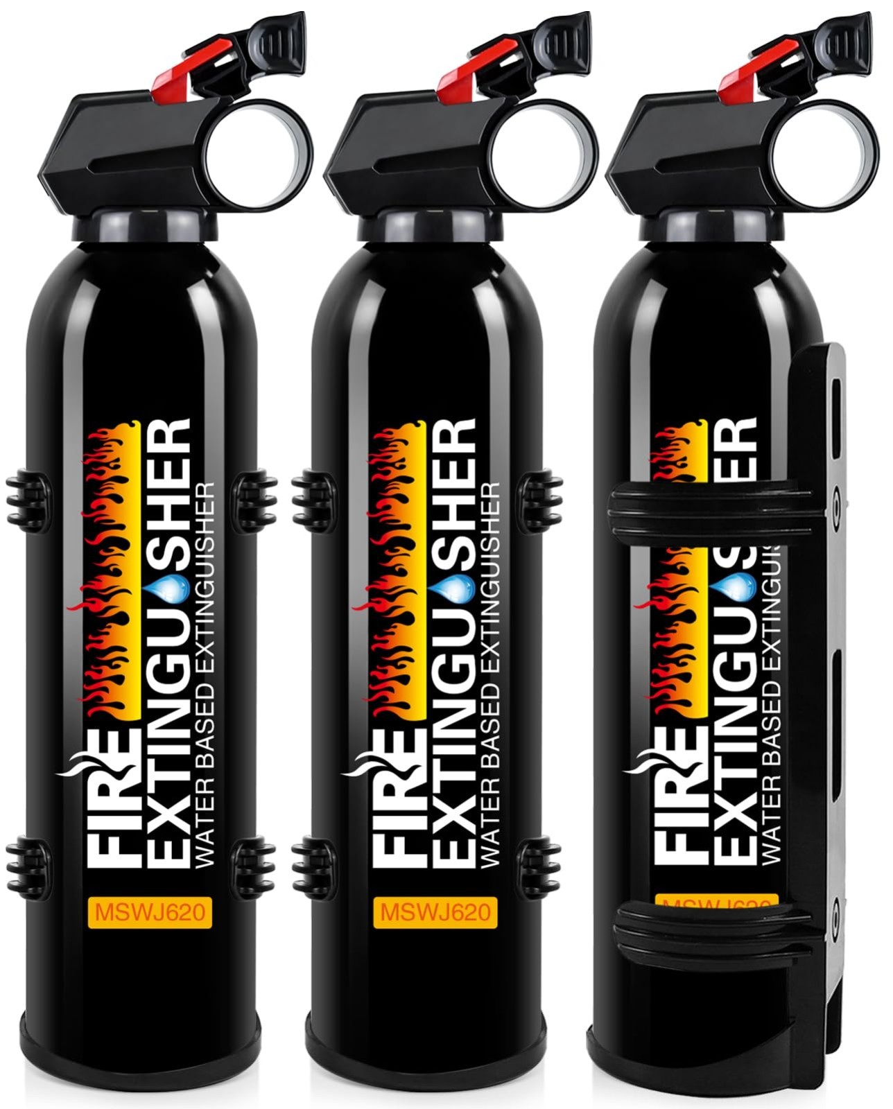 3 Pack 8-in-1 Water Fire Extinguishers Class A B C | Compact & Portable Safety K