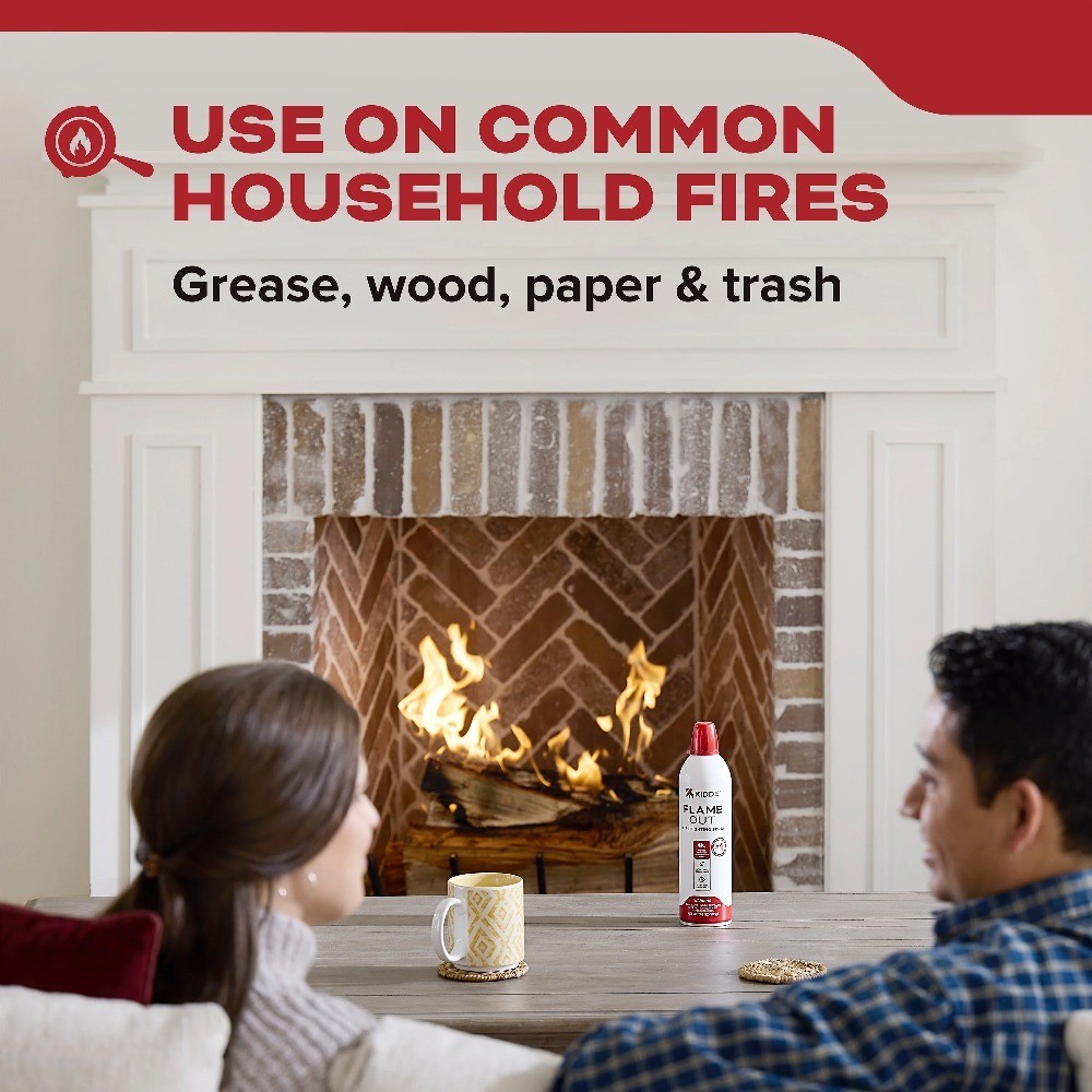Flame Out Fire Extinguisher Spray, 17.6 oz Aerosol Can, Easy to Use for Home Car