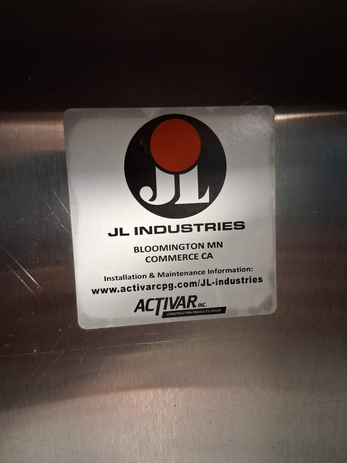 JL Industries C1033V10 Steel Fire Extinguisher Storage Cabinet wall case mount