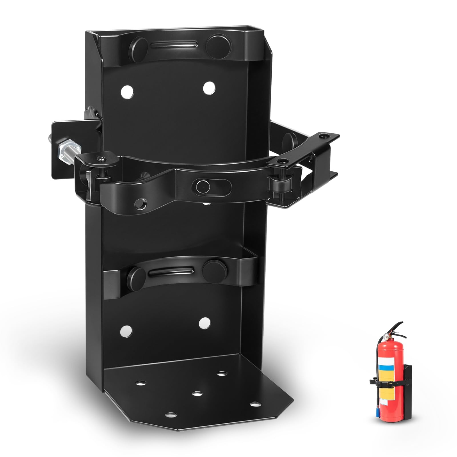 809 Heavy Duty Vehicle Fire Extinguisher Bracket For 10lb Dry 5lb CO2 Quick