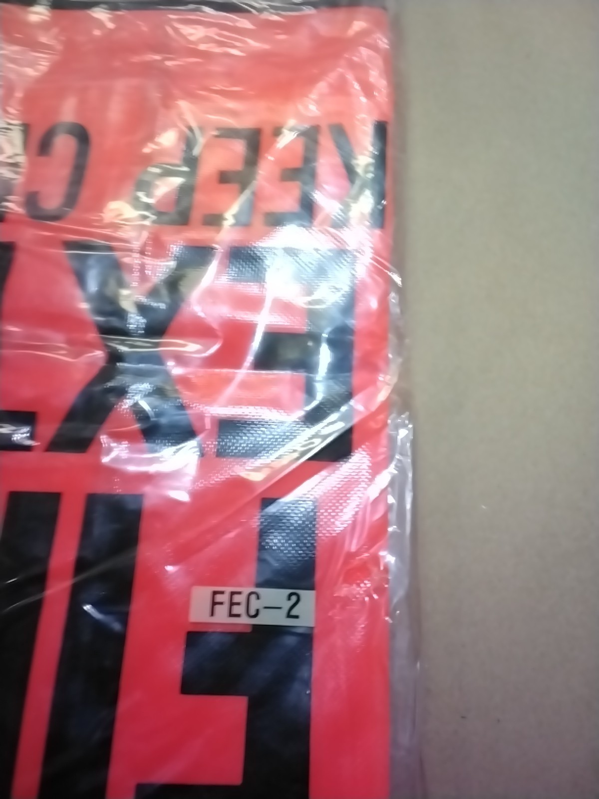 Fire Extinguisher Cover FEC2 High Visability Orange