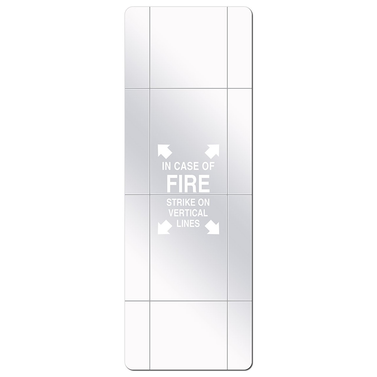 🎯 10LB CATO STYLE FIRE EXTINGUISHER CABINET REPLACEMENT SCORED PLEXI GLASS