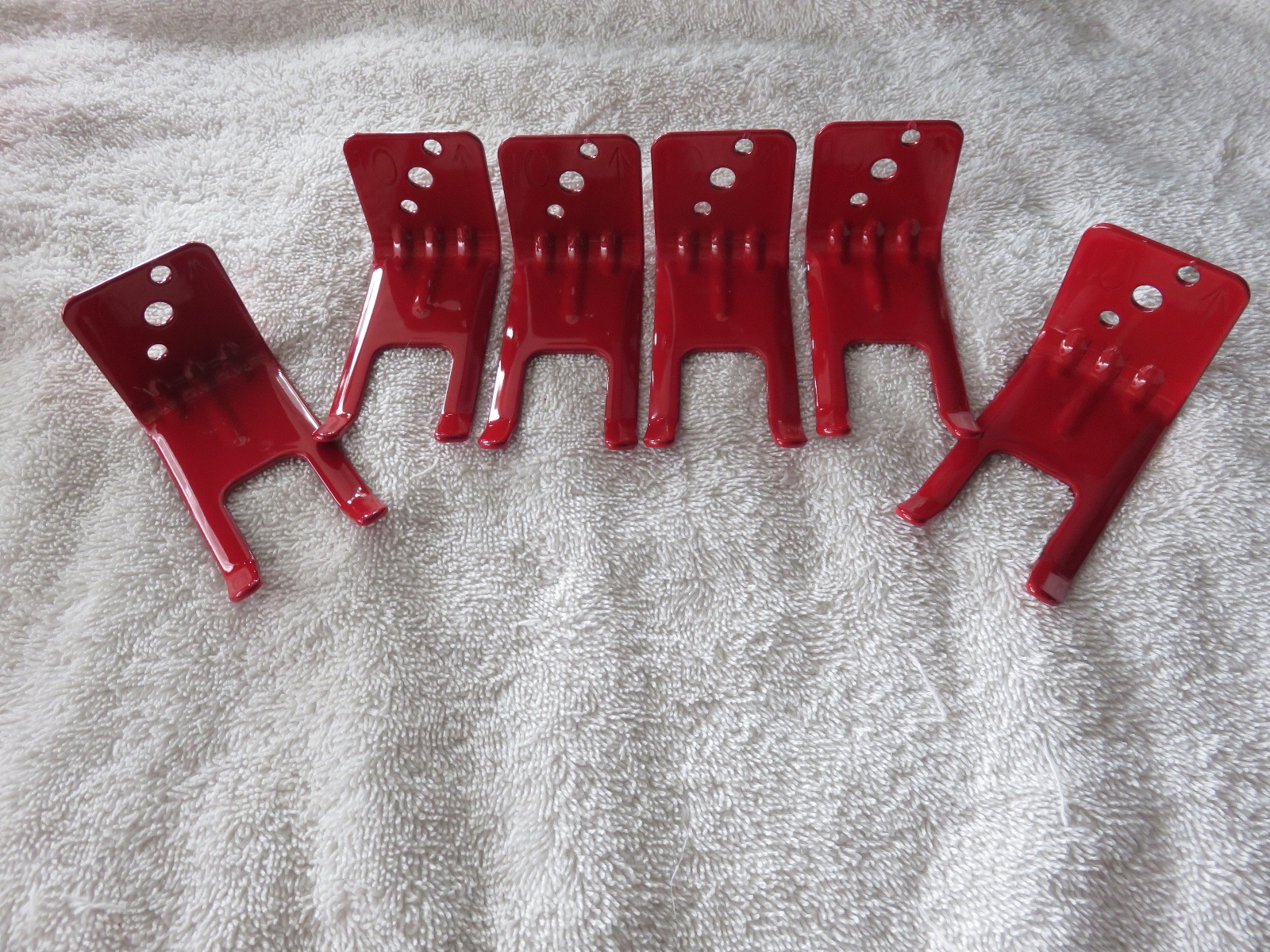 6-UNIVERSAL FORK STYLE WALL HOOK-BRACKET-HANGER for 5-10lb. Fire Extinguishers