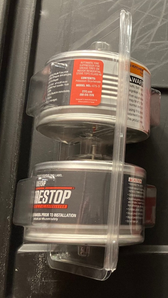 2 NEW StoveTop FireStop Range Hood Fire Suppressor #675-3 FIRE STOP