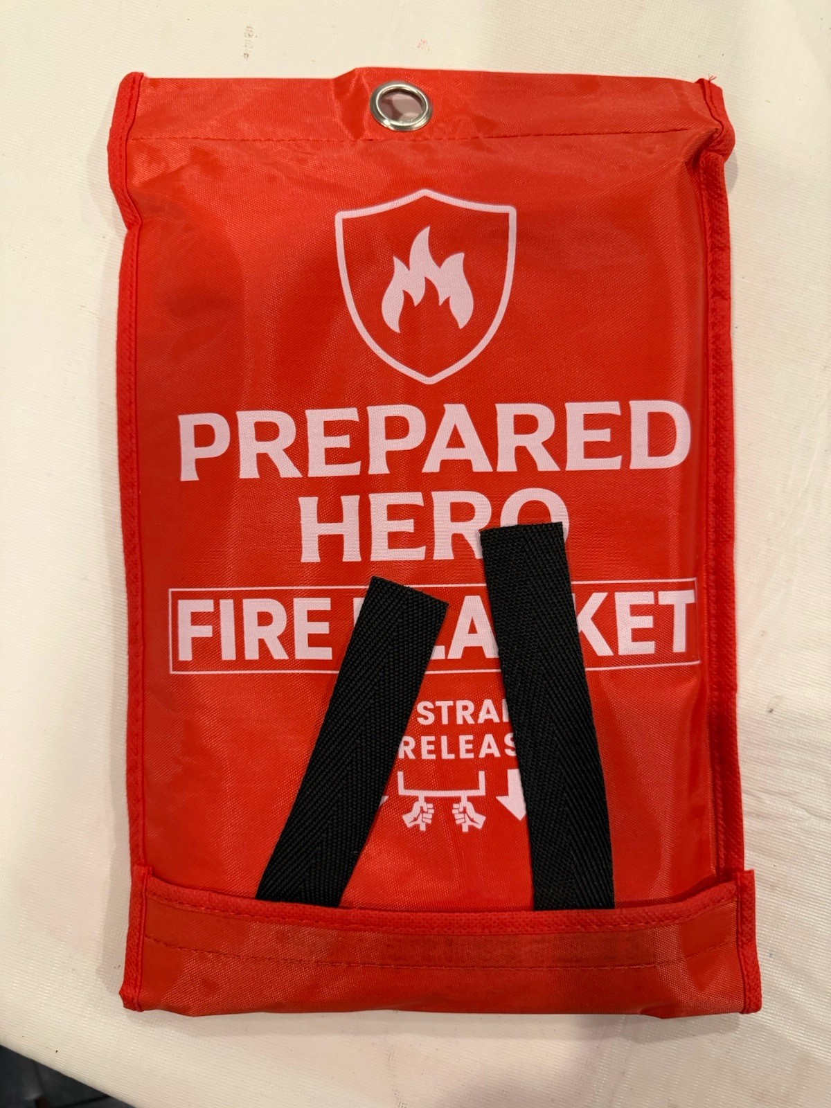 Prepared Hero Emergency Fire Blanket | Fast & Mess-Free Kitchen Fire Safety