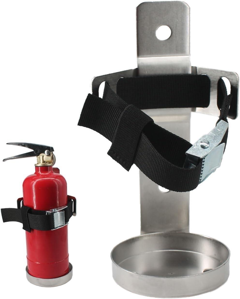 Fire Extinguisher Mount,Wall Mounted Bracket,Compatible with 2.5 lb Fire Exti…