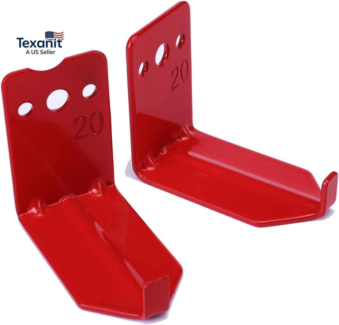 Fire Extinguisher Mount Wall Hook Bracket for Holding up to 20 Lbs Extinguishers