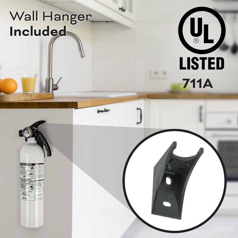 Lightweight Kitchen Fire Extinguisher Non-toxic UL Listed High Volume Discharge