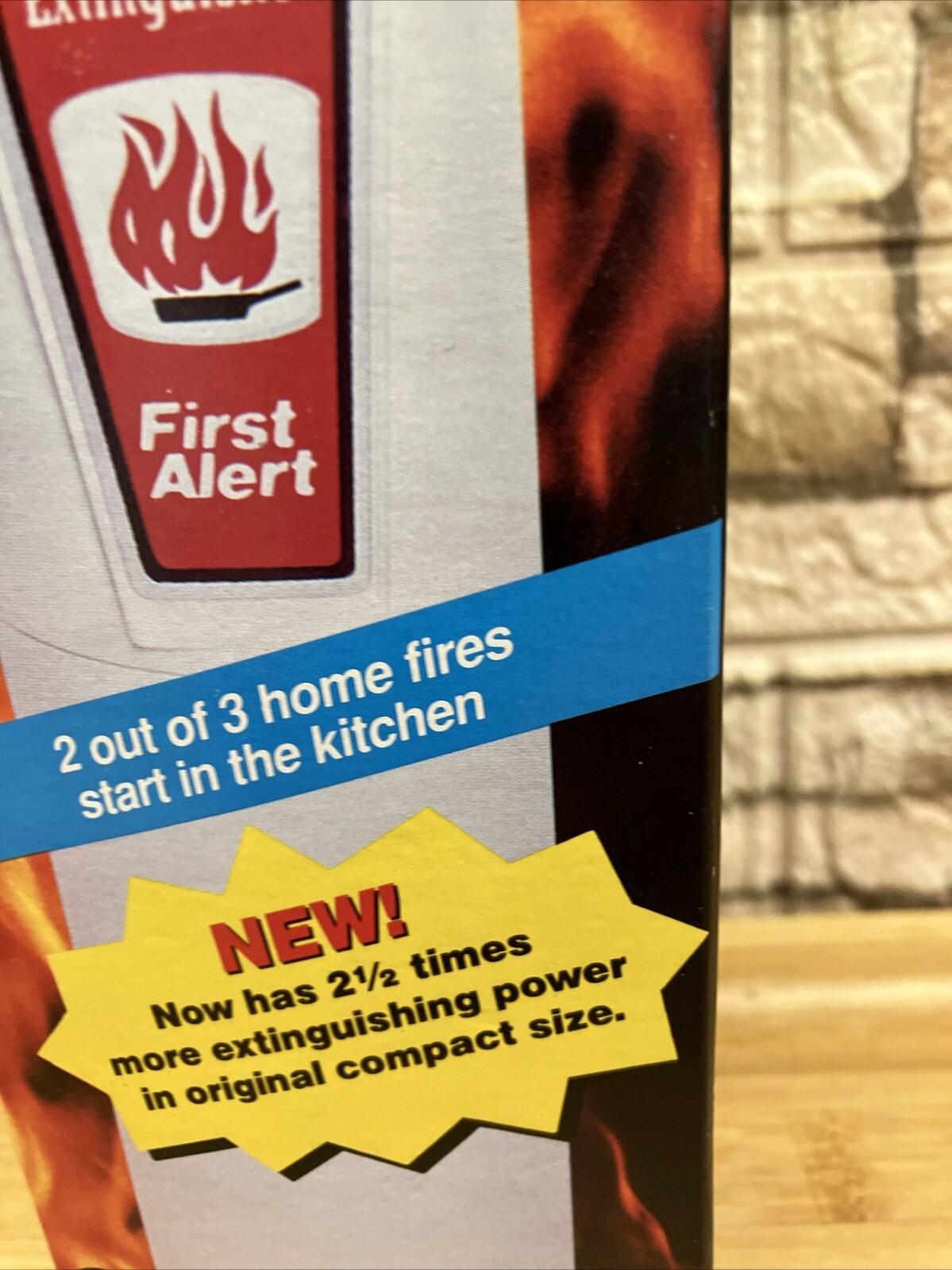 First Alert Kitchen Fire Extinguisher Liquids Grease Electrical KFE2S5 Vintage