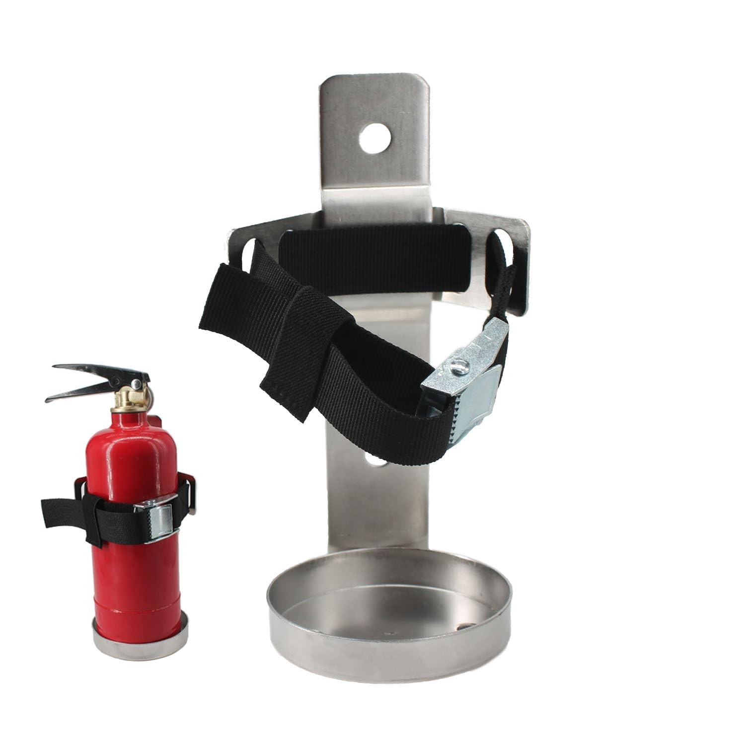 Fire Extinguisher Mount,Wall Mounted Bracket,Compatible with 2.5 lb Fire Exti…