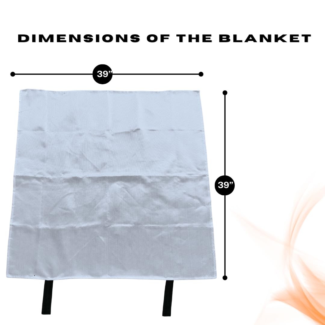 MotivPart 1X Fire Blanket for Home Safety Emergency for Kitchen Fiberglass Fire