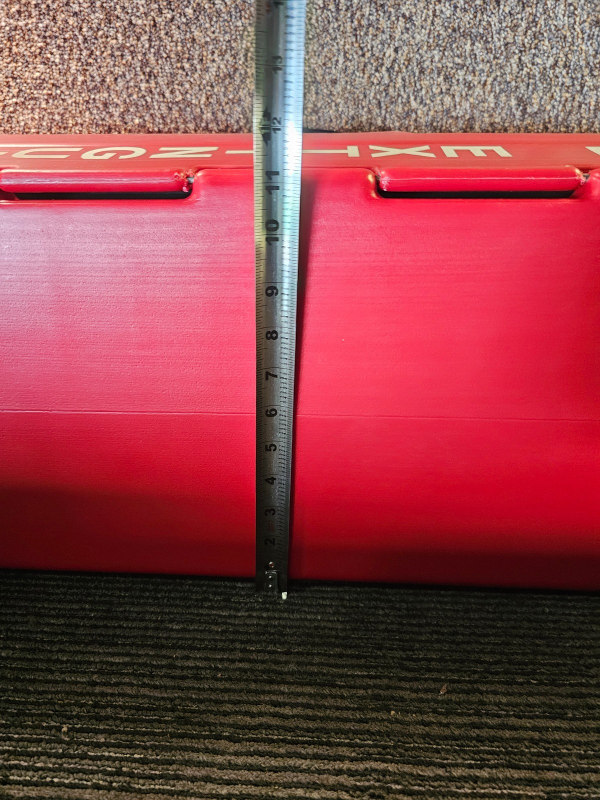 FSP CFE20lb Red 20 lb. Heavy Duty Plastic Fire Extinguisher Cabinet with Lock
