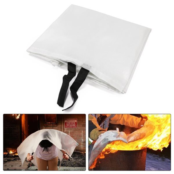 Large Fire Blanket Fireproof For Home Kitchen Office Warehouse Emergency Safety