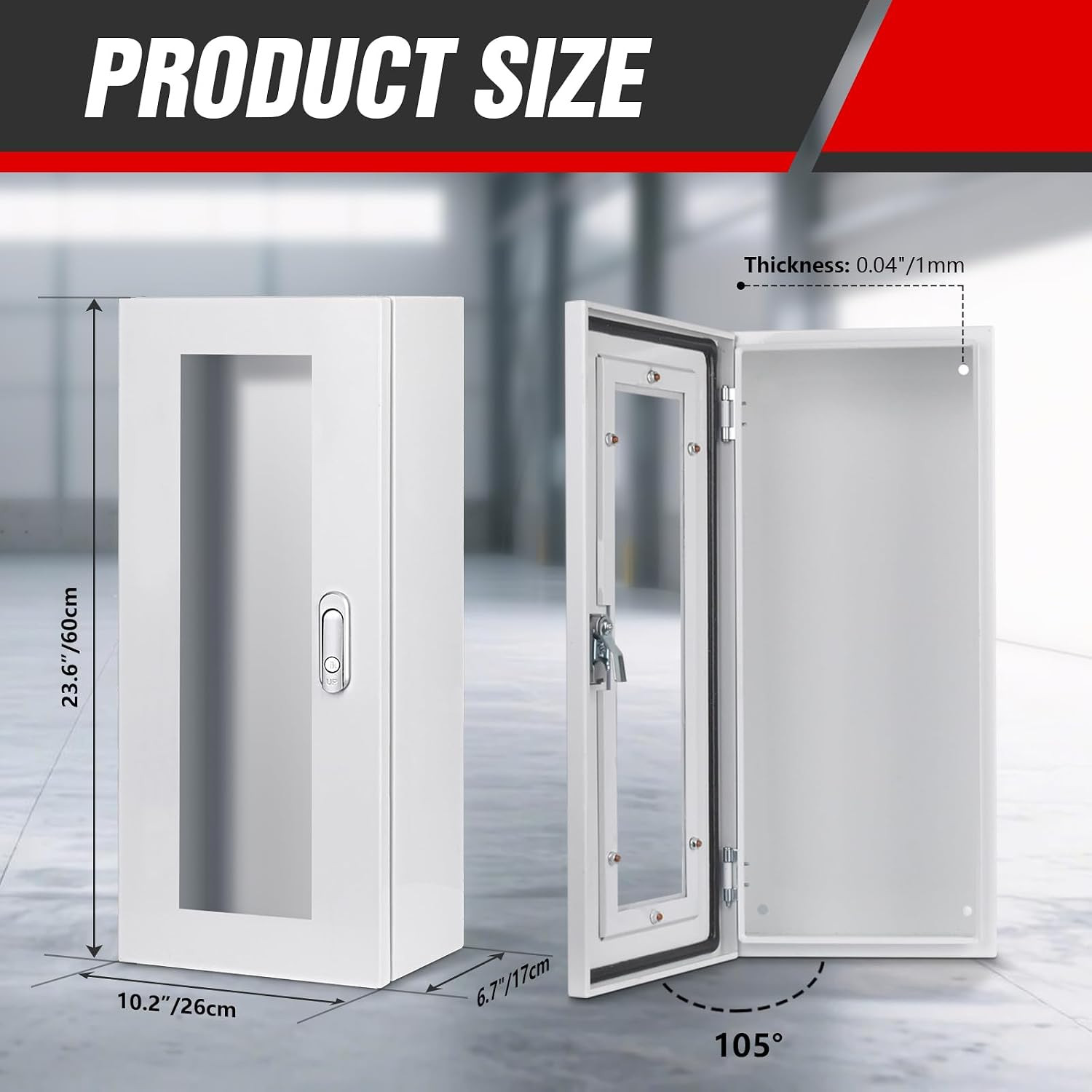 Fire Extinguisher Cabinet Wall and Surface Mount for 5-12 Pounds Extinguisher, 2