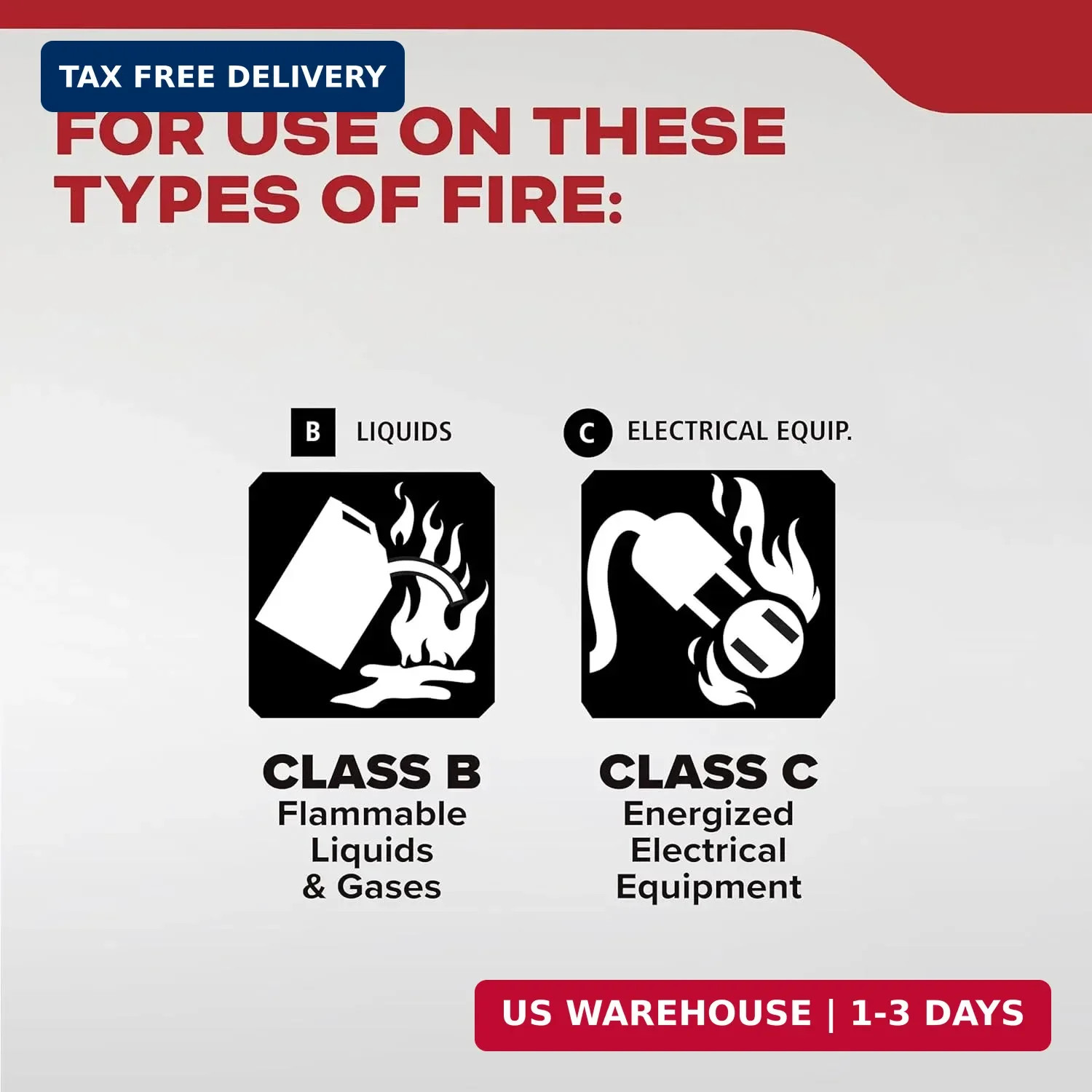 Kidde Basic Fire Extinguisher for Home, Office, Residential, Single-Use, 5BC