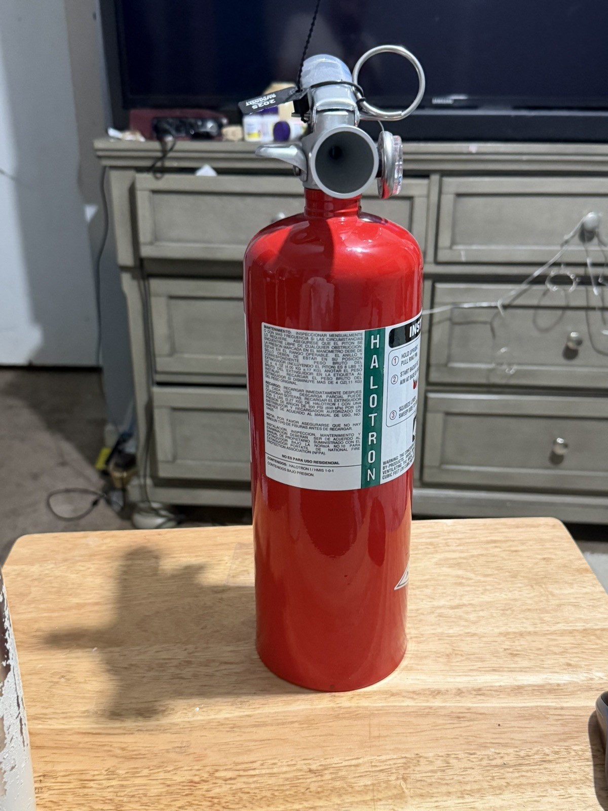 Clean Agent Fire Extinguisher -Halotron 5lb – excellent condition