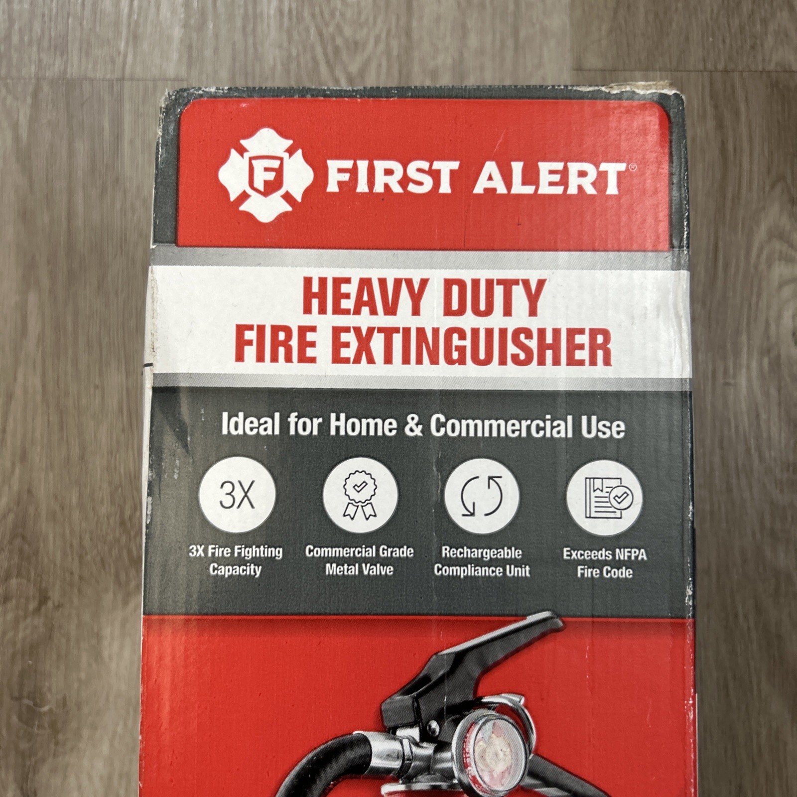 First Alert Professional Fire Extinguisher with Bracket Meets OSHA Requirements