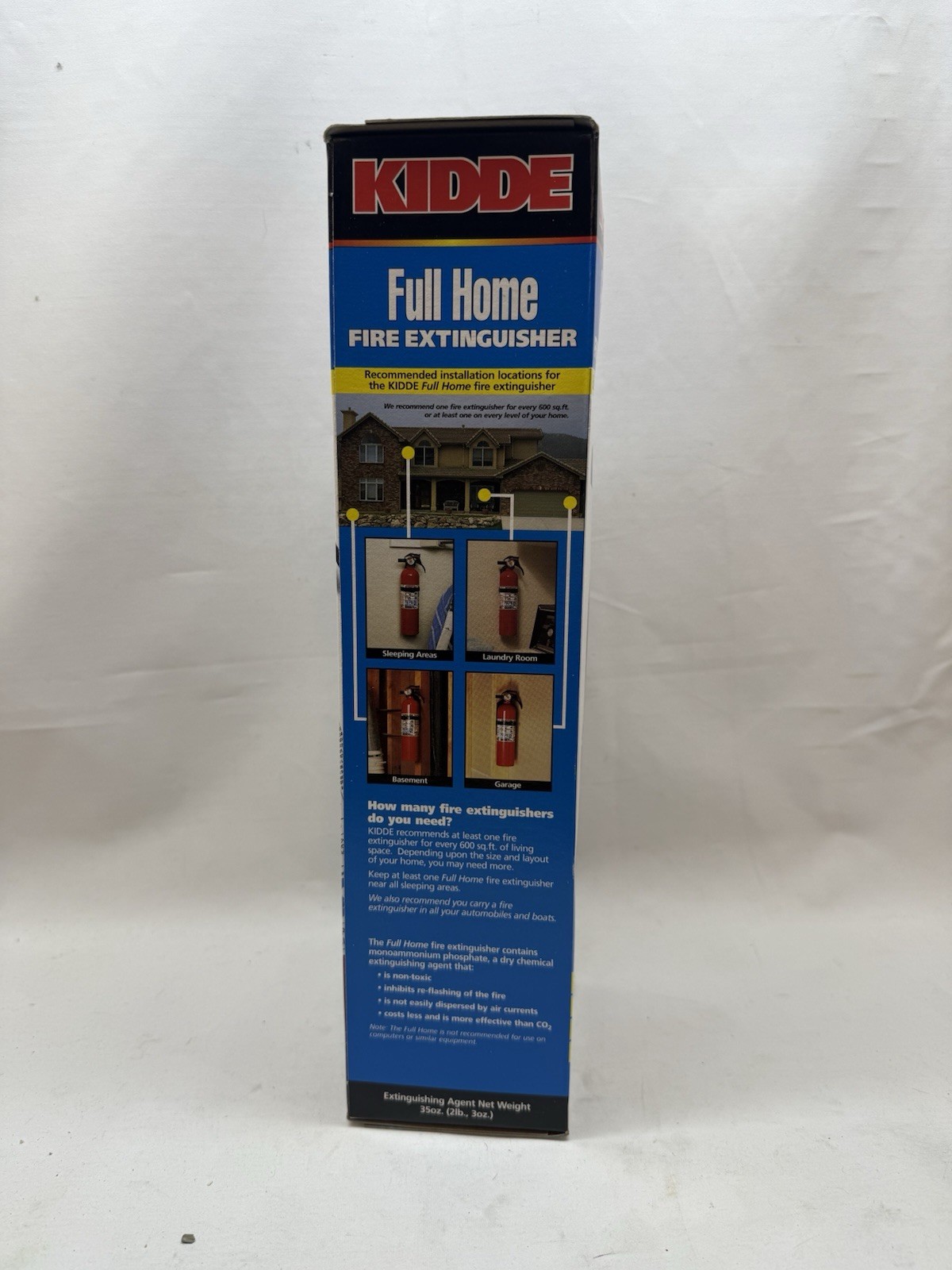 Kidde Fire Extinguisher FULL HOME 1-A:10-B:C 466142 Model KFH/FA110G