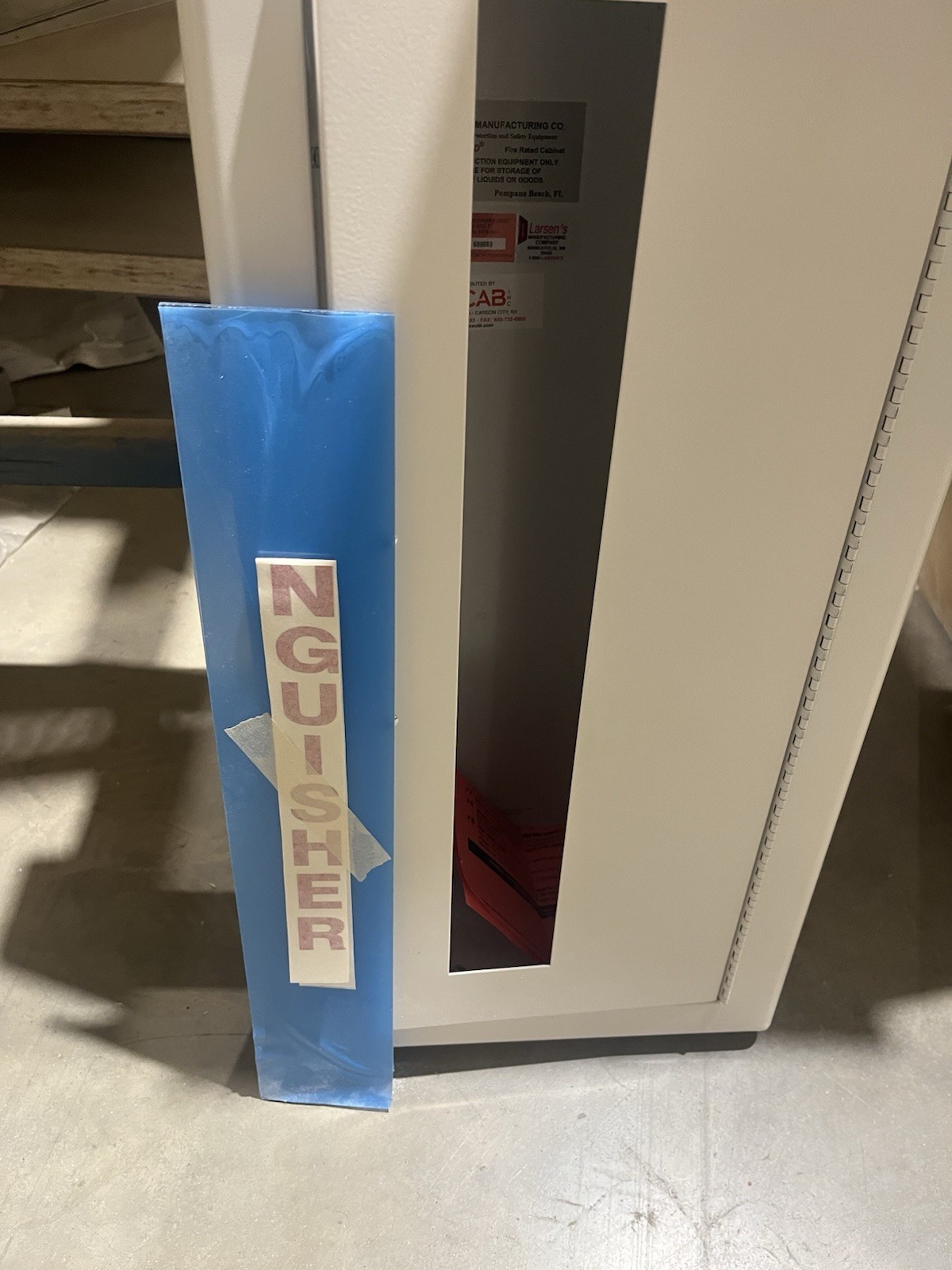 Larsen FS2409-1 Fire Rated Fire Extinguisher Cabinet