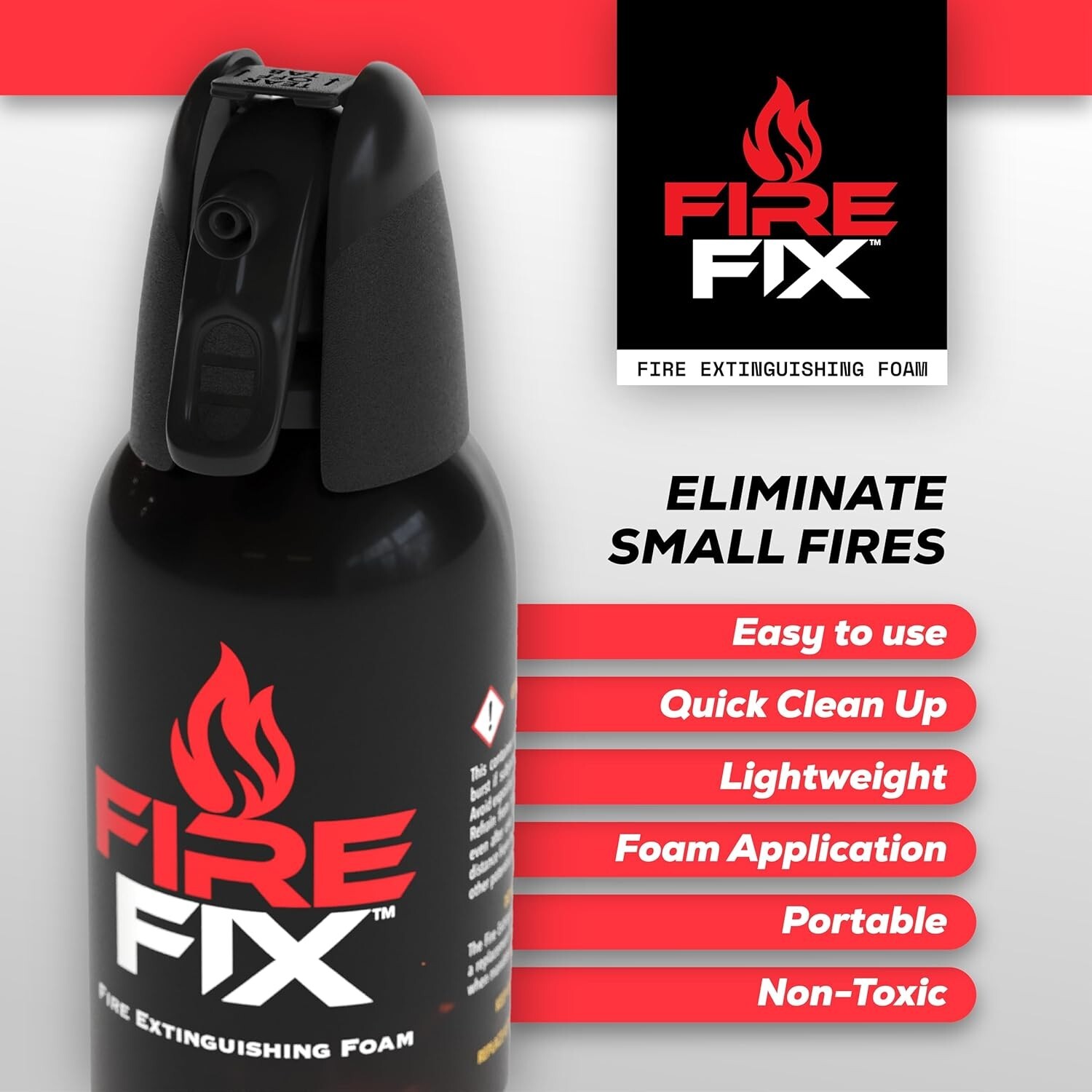 Fire Extinguisher for Home 1-Pack | Made in USA |Emergency Fire Spray …B28