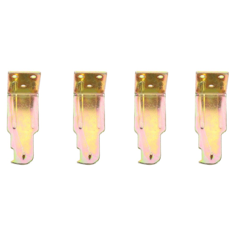 4Pcs Fire Extinguisher Wall Mount Brackets Durable Zinc Alloy Golden Holder