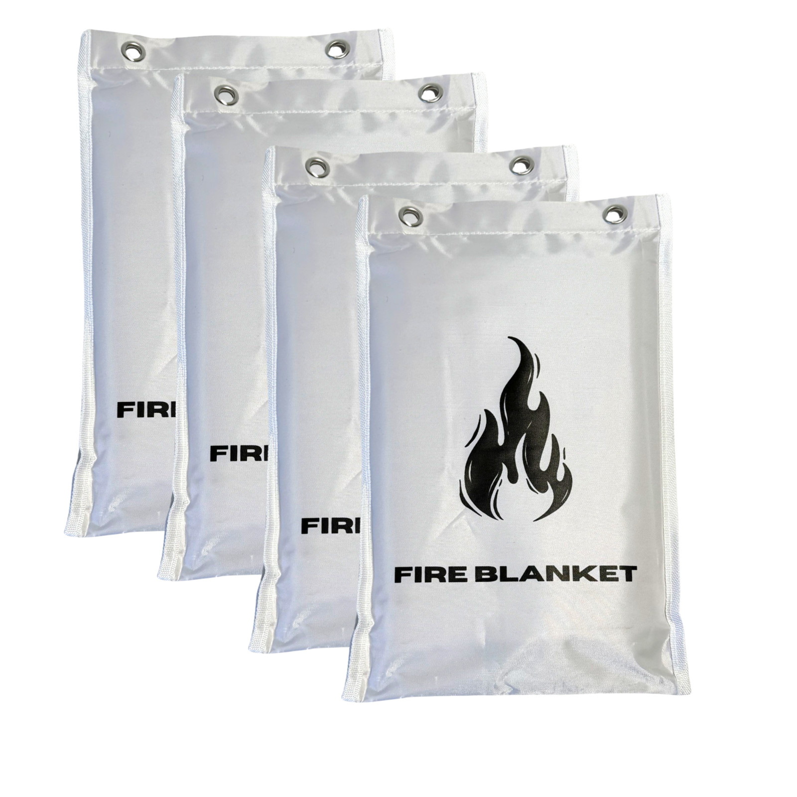 Motivpart Fire Blanket Emergency Survival Kit 2 Pack Size 39″x39″ Safety Blanket